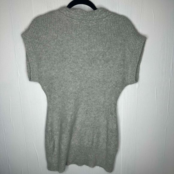 Elena Solano Angora Rabbit Hair Blend Short Sleeved Sweater Blouse Size Small - Picture 4 of 11